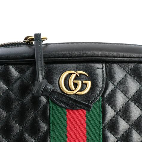 shoulder bag gucci black|gucci signature fabric shoulder bag.